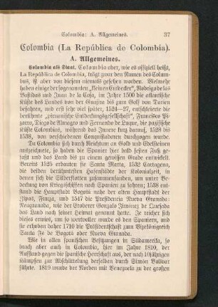 Colombia ( La República de Colombia).
