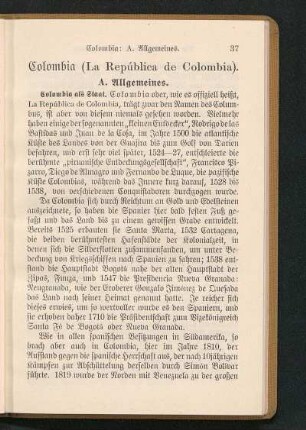 Colombia ( La República de Colombia).