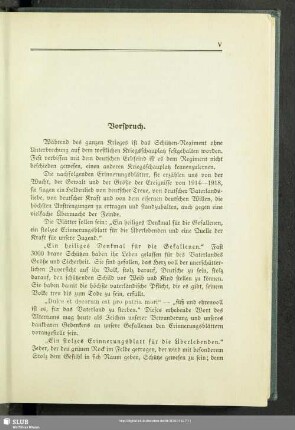 Vorspruch
