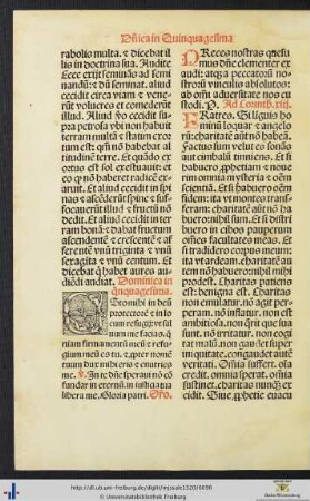 Dominica in Quinquagesima.