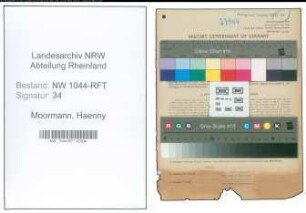 Entnazifizierung Haenny Moormann , geb. 08.11.1909 (Prokuristin)