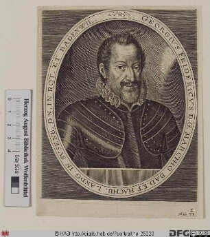 Bildnis Georg Friedrich, Markgraf von Baden-Durlach (reg. 1604-22)