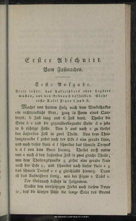 Erster Abschnitt. Vom Faßmachen