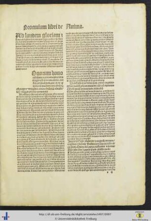 Proemium libri de Anima.