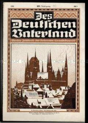 Zeitschrift der Nationalen Einheitsfront, 4. Jg. (1929), Heft 1