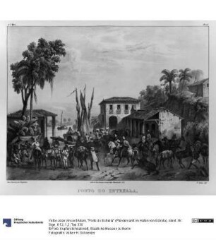 "Porto do Estrella" (Pferdemarkt im Hafen von Estrela)