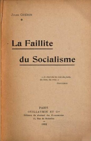 La faillite du socialisme