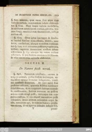 Sectio II. De Natura fluidi nervei.