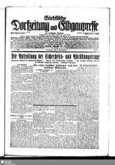 Sächsische Dorfzeitung und Elbgaupresse : mit Loschwitzer Anzeiger ; Tageszeitung für das östliche Dresden u. seine Vororte