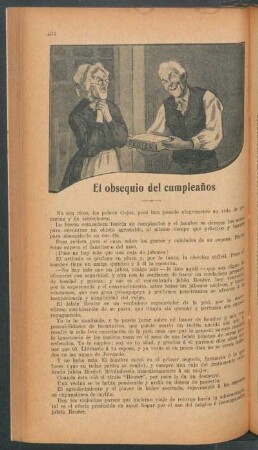 El obsequio del cumpleaños