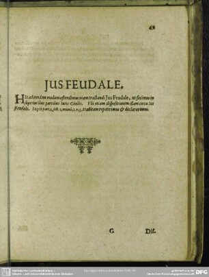 Ius Feudale