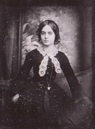 Damenbildnis : H. Krone, 1855