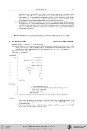 Tafelbruchstücke mit Therapiebeschreibungen unsicherer Zuordnung (Texte Nr. 65–69)