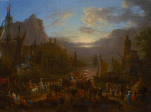 Ein orientalischer Seehafen
