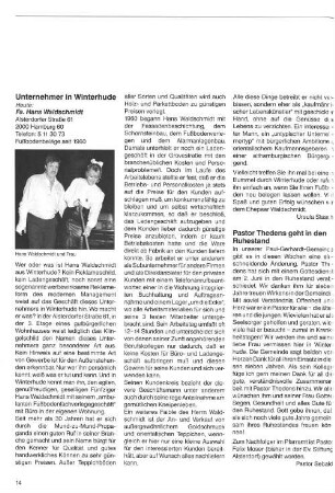 Unternehmer in Winterhude