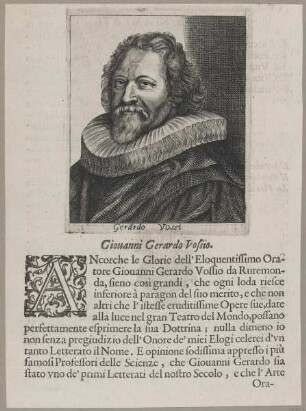 Bildnis des Giovanni Gerardo Vossio