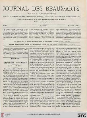 Nr. 11 (15 Juin 1867)