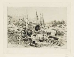 Un vieux port de la Normandie