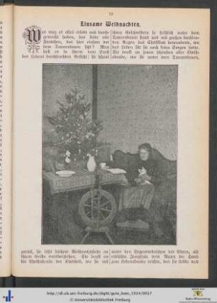 Einsame Weihnachten.
