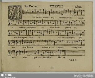 XXXVIII. Jesu dulcis memoria