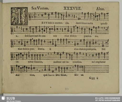 XXXVIII. Jesu dulcis memoria