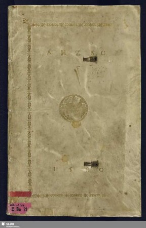 Realkatalog der Churfürstlichen Bibliothek - Bibl.Arch.I.Ba,Vol.21