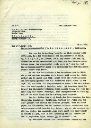 Rothweiler, Gotthold