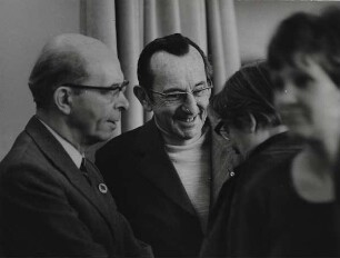 Alexander Abusch, Bruno Apitz und Inge von Wangenheim : VII. Schriftstellerkongress der DDR vom 14.11.-16.11.1973 in Berlin
