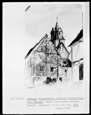 Gehöft und Kirche in Cappel?