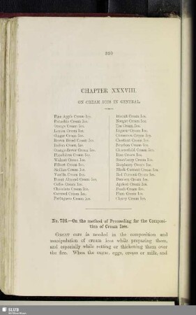 Chapter XXXVIII. On cream ices in general