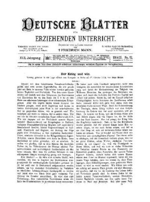 Der Krieg und wir : (Schluß)
