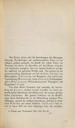 Ueber die Arsenbehandlung der malignen Tumoren : Inaug. Diss.