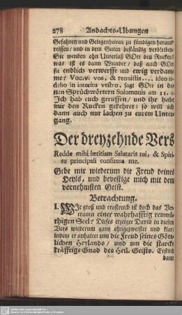 Der dreyzehnde Vers