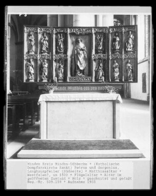 Matthiasaltar — Altar im geöffneten Zustand