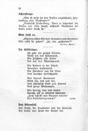 Man sieht es.