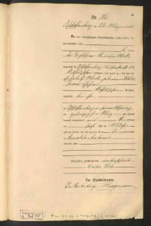 Standesamtsbuch der Stadt Aschaffenburg: Geburten 365/1900 - 184/1901