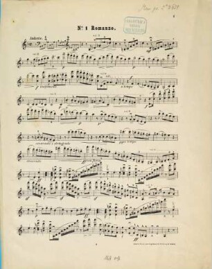 2 Stücke für die Violine mit Begleitung des Pianoforte ; Op. 3