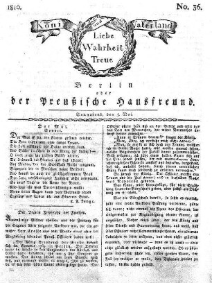 Nr. 36., 5. Mai 1810