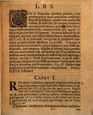 Disputatio Juridica, De Rescissione Emtionis Venditionis Per Subhastationem Factae Ob Laesionem Ultra Dimidium : ex L. II. C. de rescind. vend.