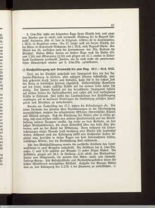 c) Weichselübergang und Vormarsch bis zum Bug