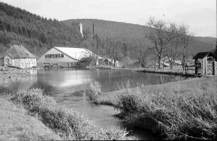 Weiher mit Sägewerk in Hammereisenbach
