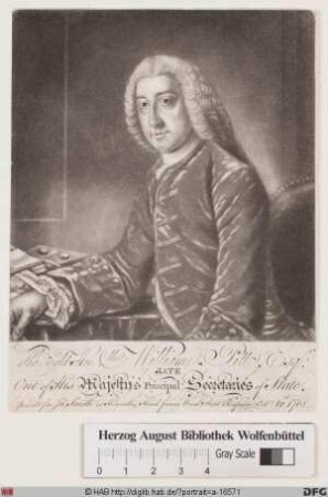 Bildnis William Pitt d. Ä., 1766 1. Earl of Chatham
