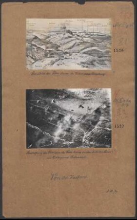 Rundbild des Toten Mannes bei Verdun und Umgebung