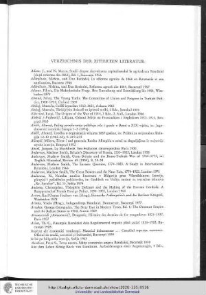 Verzeichnis der zitierten Literatur