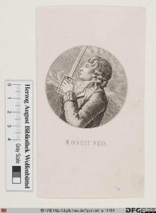 Bildnis Tadeusz (Andrzej Bonaventura) Kościuszko