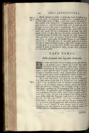 Capo 3. Della projezione delle superfizie cilindriche.