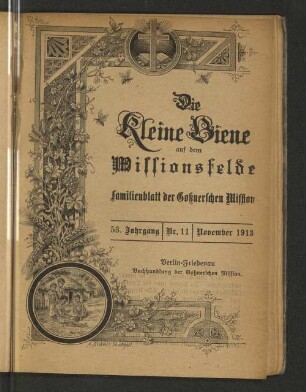 Nr. 11. November 1913