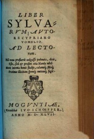 Liber Sylvarum