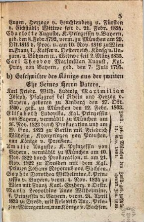 Münchener Taschen-Kalender : auf das Jahr ..., 1846 = Jg. 10