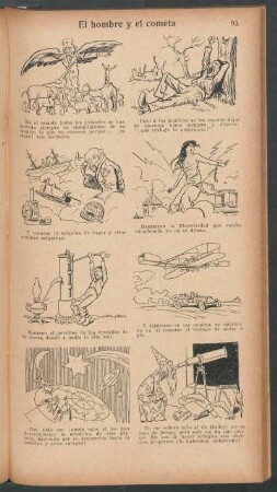 El hombre y el cometa - [Cómic]